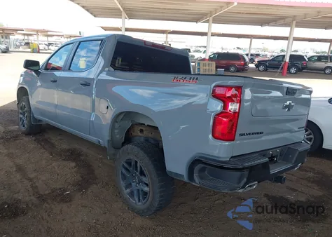 2024 Chevrolet Silverado 1500 4Wd Short Bed Custom Trail Boss from USA, damaged, VIN 3GCUDCE8XRG314561